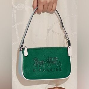 Coach- Nolita green colorblock handbag-NWT Retail $188